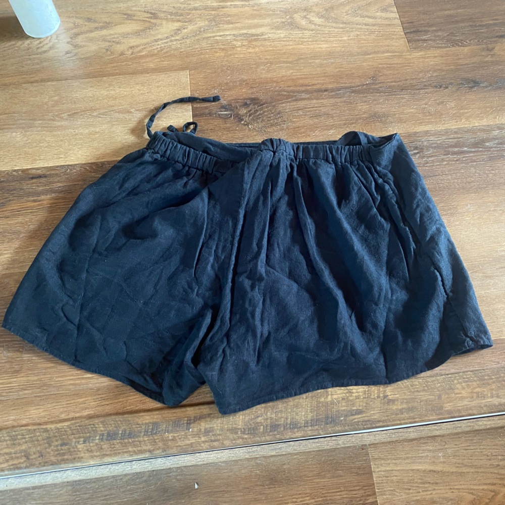 Old Navy Black Linen Skort sz XL - Picture 2 of 5